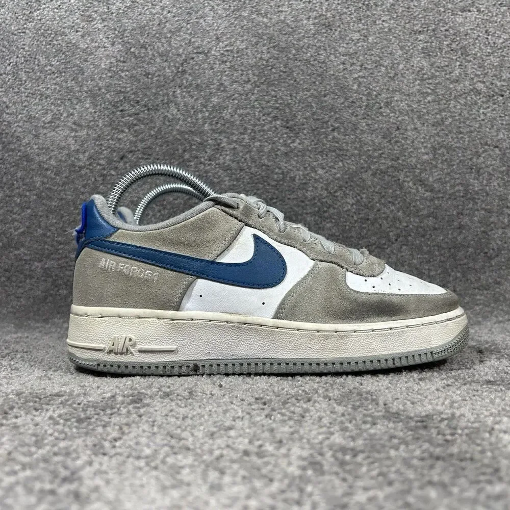 Nike Air Force 1 LV8 Low Athletic Club DH9597-001 Kid Size 6Y White Blue Shoes